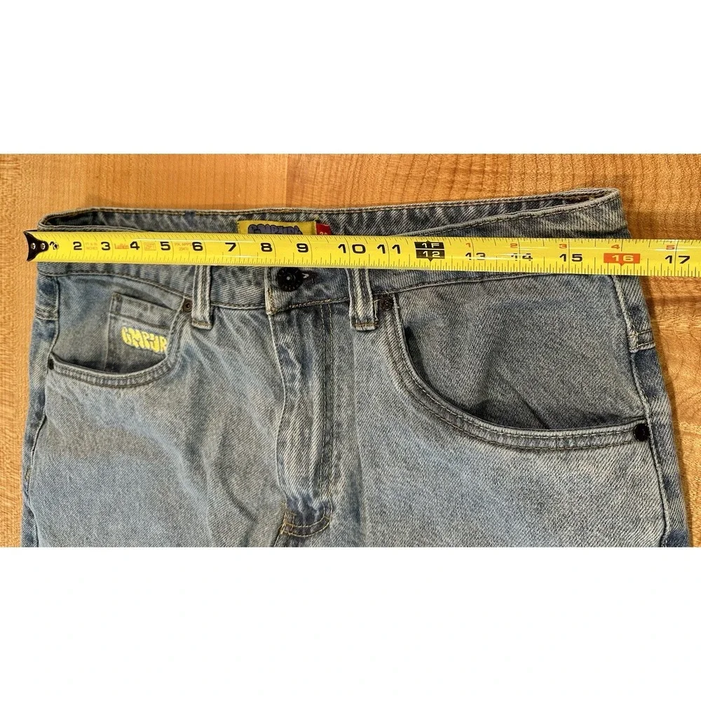 Empyre Jeans Loose Fit Mens Blue Denim Skater Baggy Streetwear Size 30